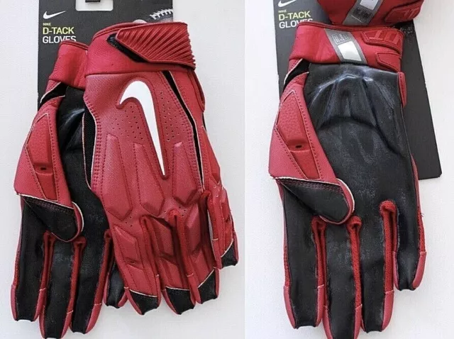 Nike D-TACK 6.0 Demolition Adult Lineman Padded Football Gloves Mens 2