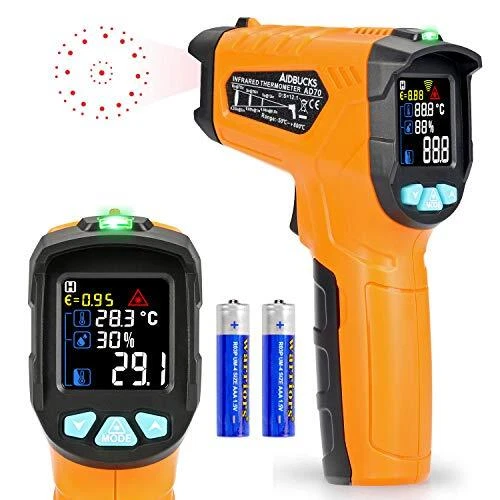 Thermomètre Infrarouge Temperature Laser Kasimir AD70 Cuisine Interieur Mesure T