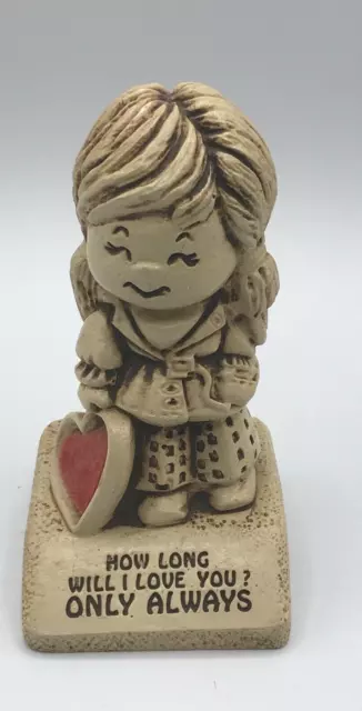 PAULA Figurine How Long Will I Love You? Only Always 1970 W-167 made in USA