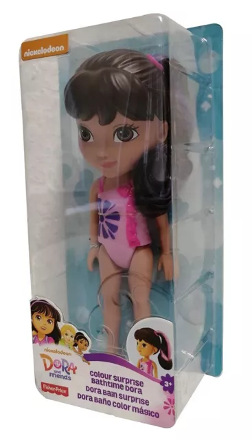 Fisher-Price DGJ48 Dora & Friends Badespaß Dora mit Farbwechsel Strähne im Haar