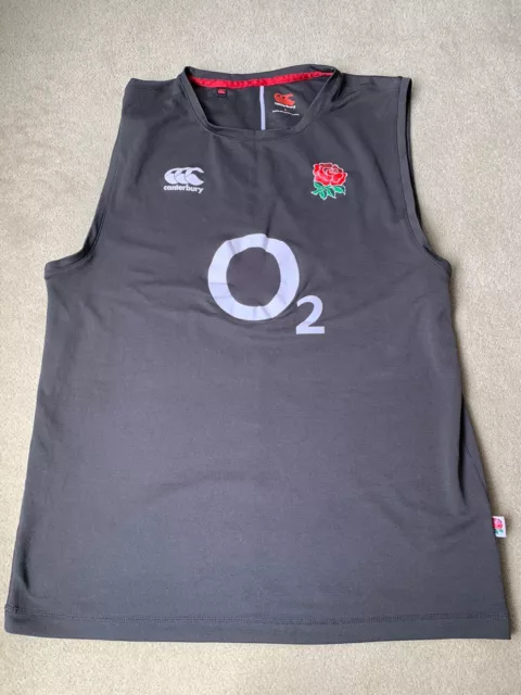 England Rugby Player Issue Training Vest Singlet Size Large