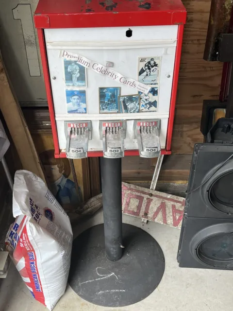 baseball card vending machine, As Is As Found