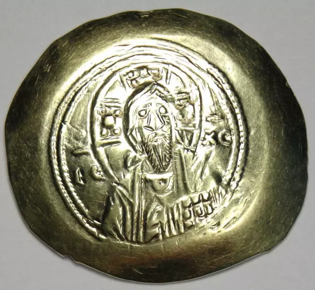 Michael VII Ducas AV Gold Histamenon Nomisma Christ Coin 1071-78 AD - XF (EF)
