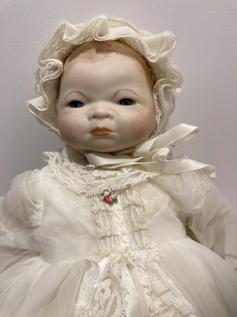 Bisque/Porcelain Cloth 16 1/2” Copr by Grace S Putnam Doll 2