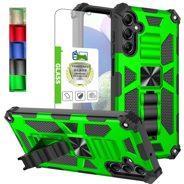 SRGDRR Custodia per iPhone 15 Pro Max, Acciaio al titanio + silicone