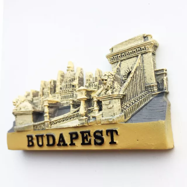 Hungary Budapest Tourism Travel Gift Souvenir 3D Resin Fridge Magnet Craft