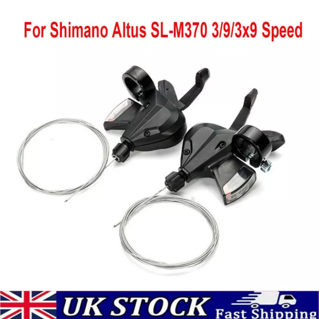 SL-M370 3/9/3×9 Speed Trigger Shifter Set Gear Lever Brake For Shimano Altus MTB