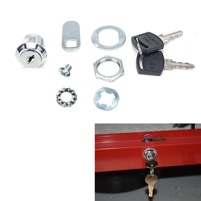 Serratura cassettiera 15 mm camme 1-1/4"" cilindro per camper/yacht/auto cassetta degli attrezzi