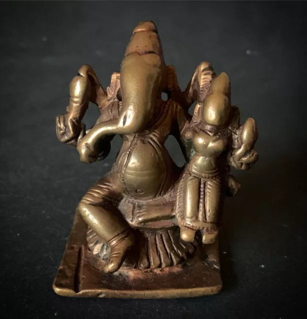 Indien Antique Indian Hindu Bronze Buddha Nepal Krishna Shiva Ganesha (C986)