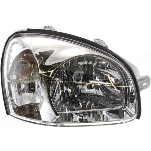 Headlight Assembly Headlamp Passenger Side Right RH for 01-03 Hyundai Santa Fe