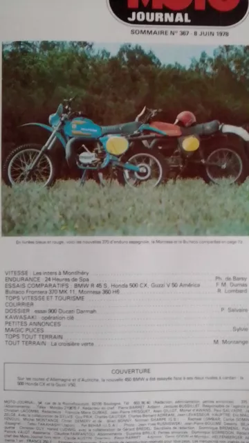 Revue Moto Journal n° 367 2