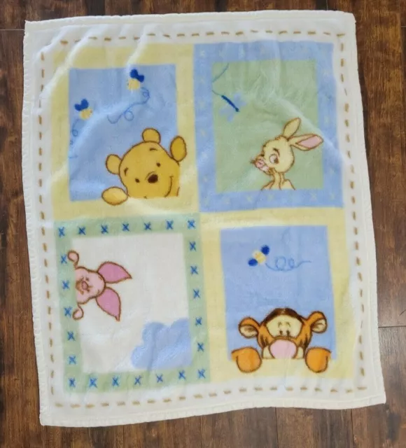 Disney Baby Kidsline Tigger Pooh & Friends Plush Crib Blanket