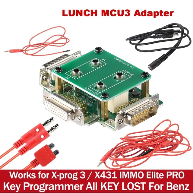 Launch X431 MCU3 Adapter Work X PROG3 GIII Work for Mercedes Benz E.CU T.CU Read