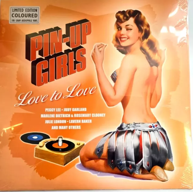 Pin-Up Mädchen - Love To Love LP Album Vinyl Schallplatte Compilation limitiert blau 2022