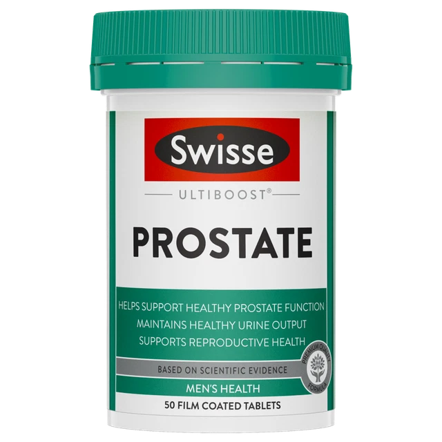 SWISSE ULTIBOOST PROSTATE 50 Tablets Supports Healthy Prostate Function ...