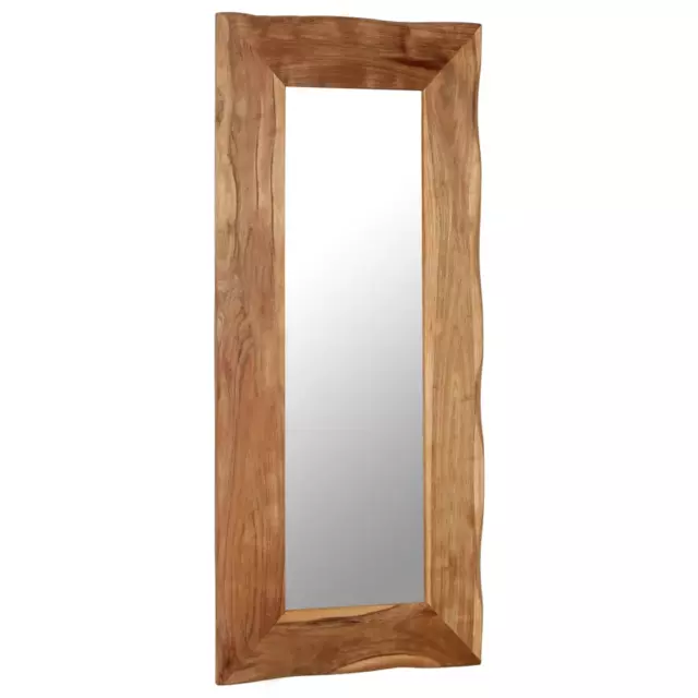 NNEVL Cosmetic Mirror 50x110 cm Solid Acacia Wood 2