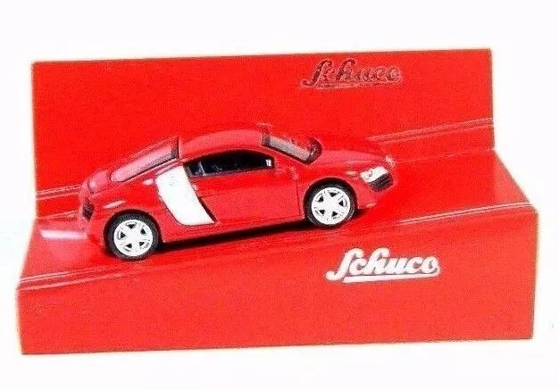 Audi R8 Coupe Red Schuco 1:64 Modelo De Coleccionista De Coches En...