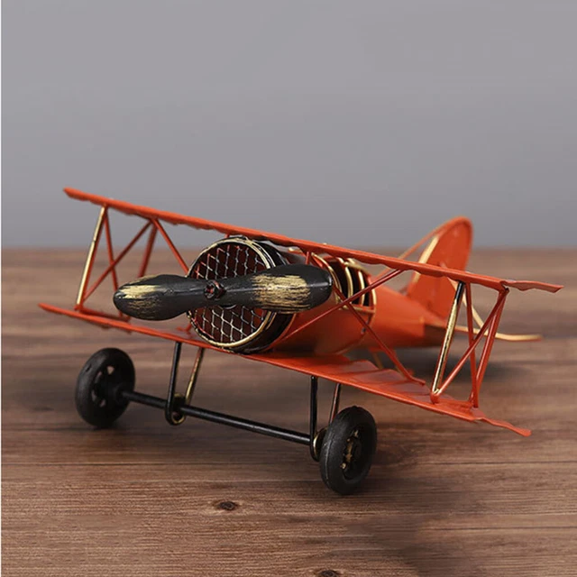 Aircraft Models Airplane Cake Topper Metal Decoration Porch 2