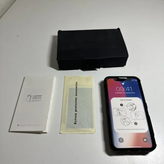 iPhone Akku Schutzhülle Hülle PowerbankWireless Ladegerät iPhone X Xs Xr 5000mAh