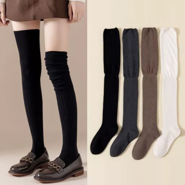 Knee Socks For Women In Autumn And Winter Long Tube Lengthened Cotton Thigh  HY2