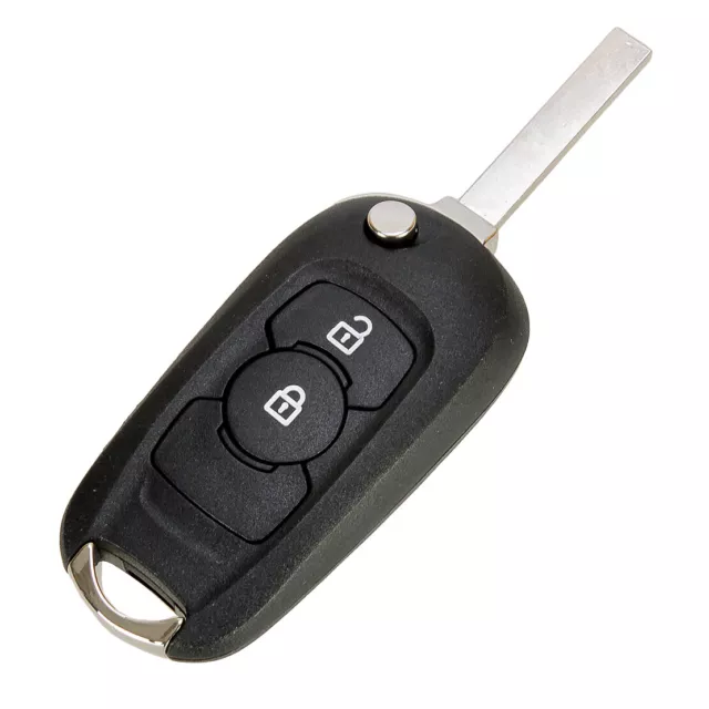 2 Knöpfe Flip Folding Remote Key Cover Shell Case Fob für Opel Astra K 2015+