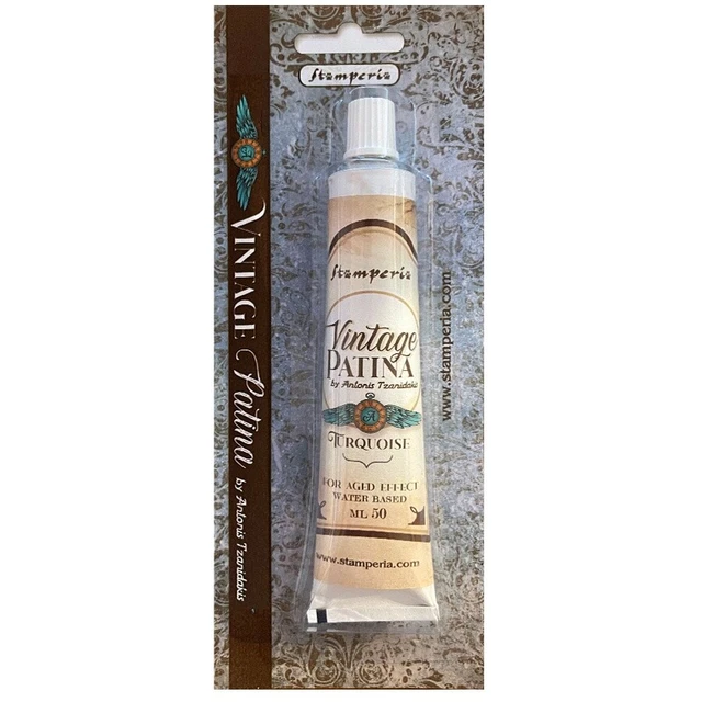 Stamperia Vintage Patina 50 ml-Turquesa -KAOLVP02