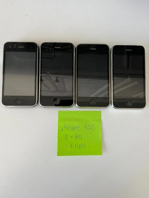 Lot of Apple iPhone 3GS - 8GB 16GB - (Unlocked) A1303 (GSM)