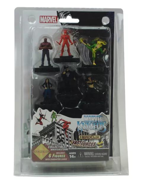 Marvel Heroclix Marvel Knights Fast Forces 6 Figure Set Avengers Defenders War