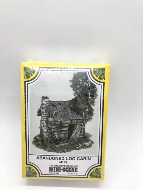 Woodland Scenics Abandon Log Cabin Ho Scale Kit