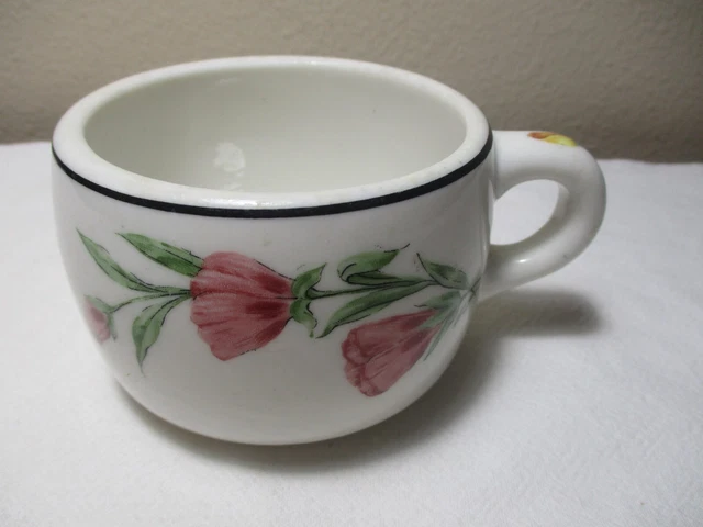 Syracuse China Prairie Mountain Wildflowers Southern Pacific 2-Cc Cup Mug