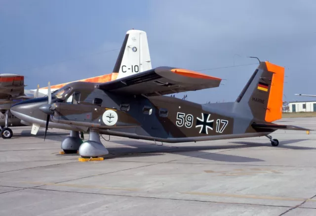 WESTDEUTSCHE AF, Dornier 28, 59+17, bei Greenham Common, 1974, Flugzeuglut