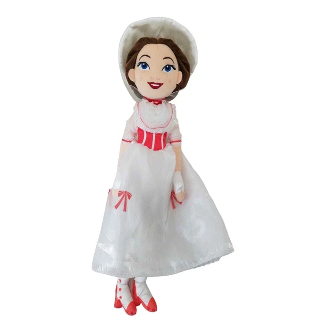 DISNEY STORE EXCLUSIVE Mary Poppins Jolly Holiday Plush Doll White