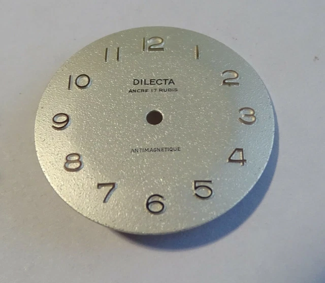 HORLOGER HORLOGERIE CADRAN DE MONTRE GALBE GRIS DIAMETRE 29.60 mm