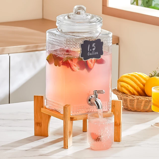 Distributeur de boisson rond avec robinet 5L | M | RAY-0025-405