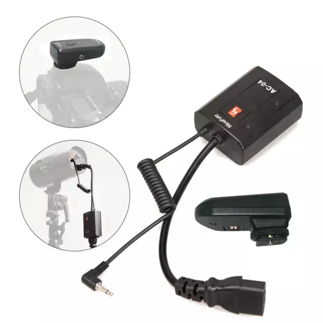 Wireless Flash Trigger Remote Receiver Transmitter Set 30m for Canon Nikon UK