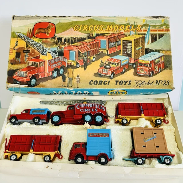 Chipperfields Circus Models VINTAGE 1960S CORGI Major Toys No 23 Chipperfields Circus Models Gift ...