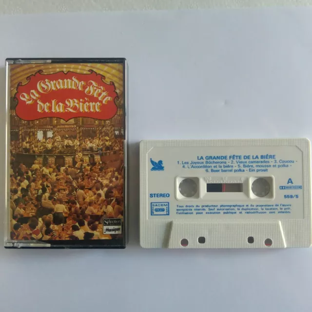La Grande Fête de la Bière ‎– Cassette - Les joyeux bûcherons... Réedition 1987 2