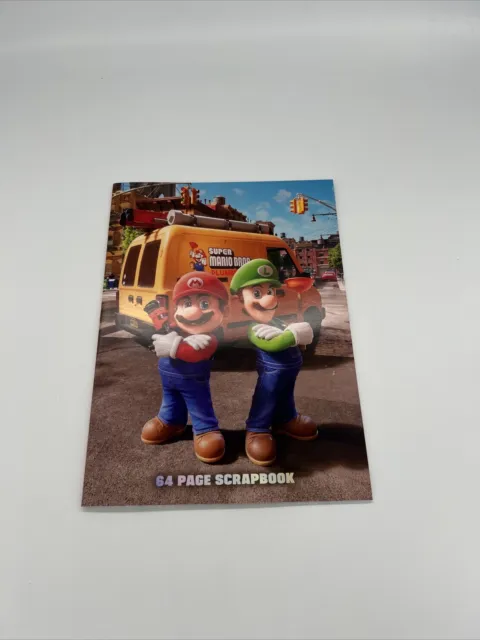 Super Mario Bros - 64 Page Scrapbook - Brand New