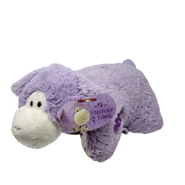 PILLOW PETS LAVENDER Lamb Plush Stuffed Animal Purple 18" Easter New