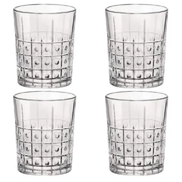 NEW BORMIOLI ROCCO ESTE DOF TUMBLERS 390ml Glass Glasses Barware SET 4