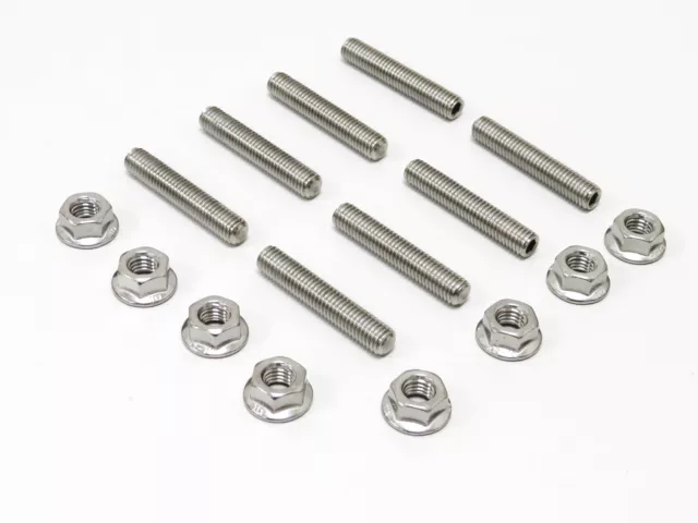 Stainless Steel Exhaust Studs & Nuts For Kawasaki GT 550 (Z550G) 1983-1994