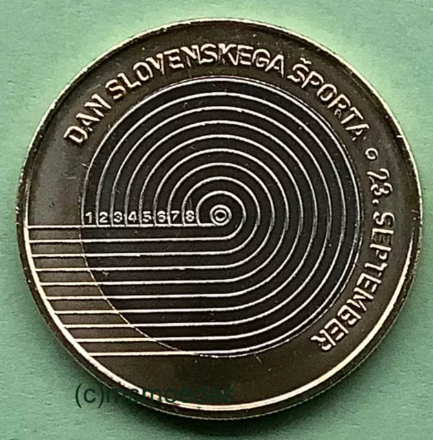 Slowenien 3 Euro 2023 Sport Sondermünze Euromünze Gedenkmünze coin