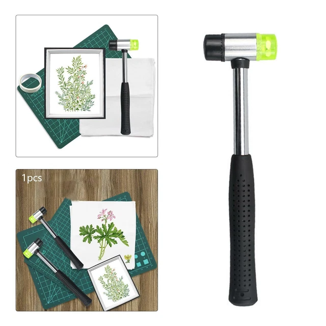 Mini Rubber Hammer Mallet Household Nonslip Grip Double Faced Dent Removal