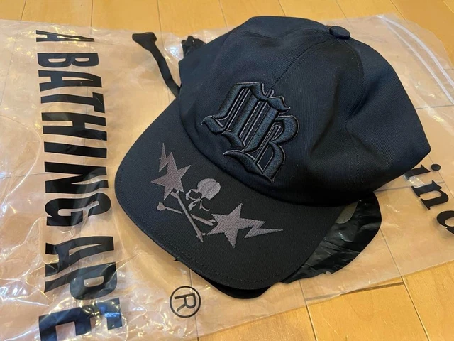 A BATHING APE BAPE Mastermind MB LOGO CAP Black Men's From Japan