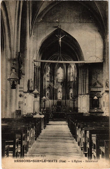 CPA Ressons-sur-le-Matz - L'Eglise - Interieur (1032447)