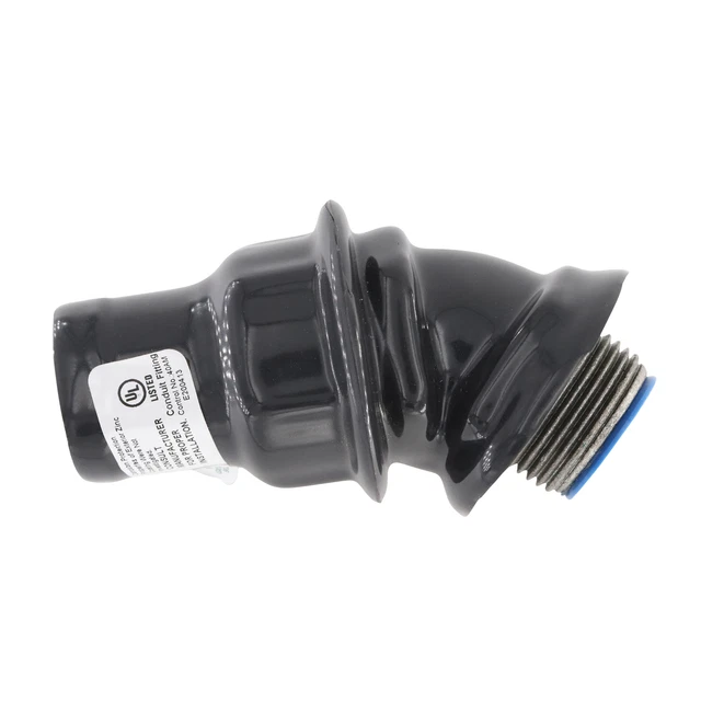 Perma-Cote 4Q4100T 45° Pvc Coated Liquidight Conduit Connector, 45-Degree, 1"