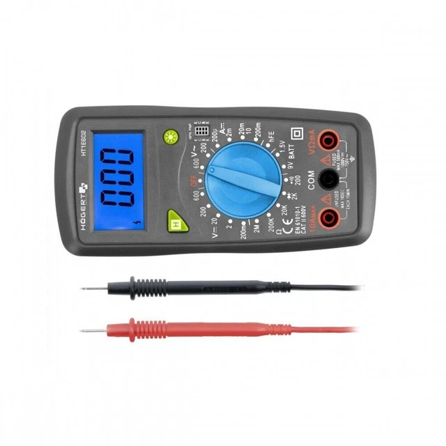 Multimètre Numérique Universel Hogert - HT1E602