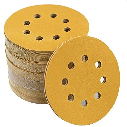 Lot De 10 Disques Abrasifs Auto-agrippants Silverline 125mm - Grain 80