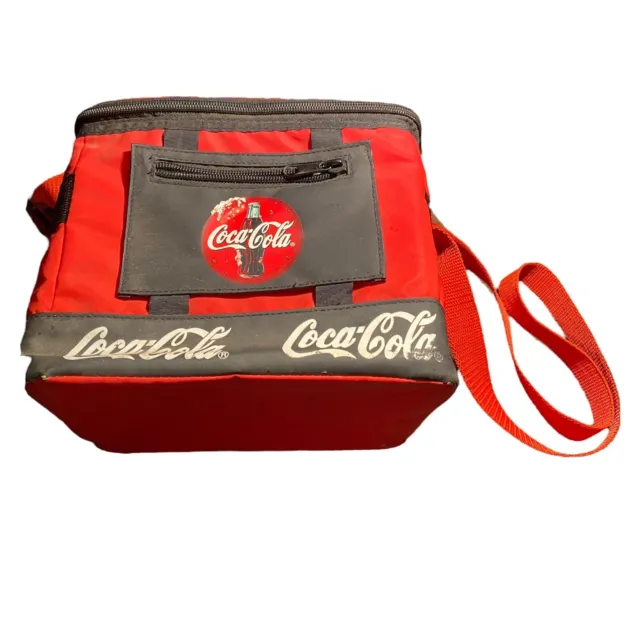 Vintage Coca Cola 6 Can Soft Sided Cooler Lunch Box