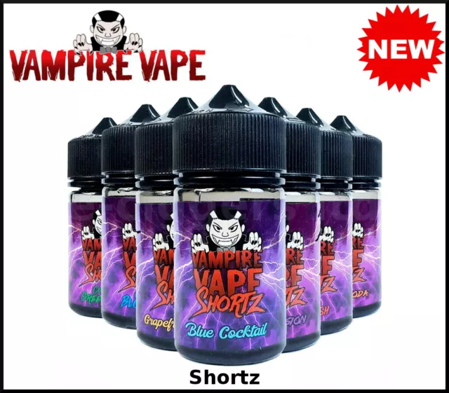 Vampire Vape Shortz Vape Juice 50ml E-liquid Shortfill Ejuice 0mg Vape Liquid